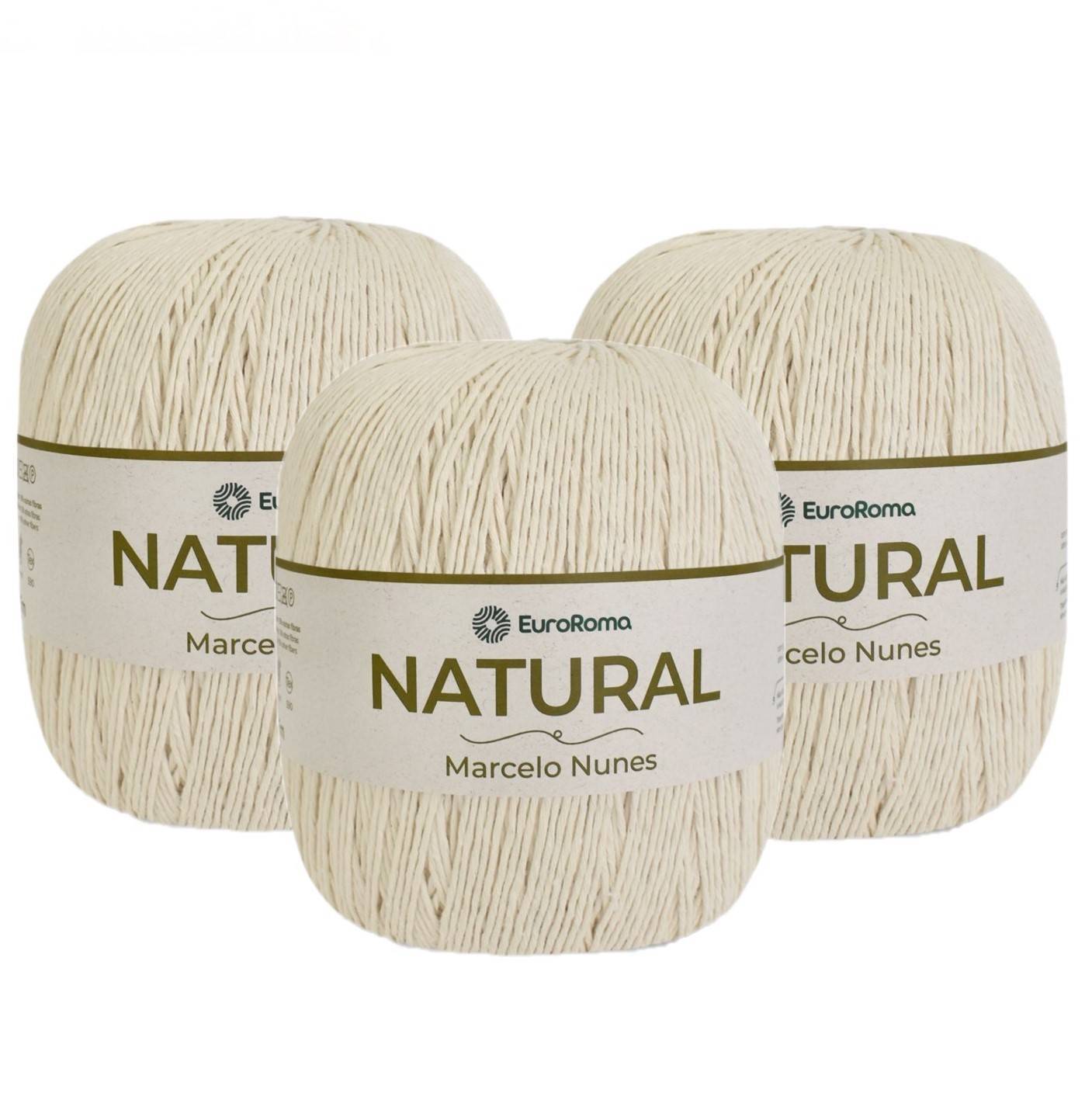 Barbante Natural 8/12 Marcelo Nunes - 700g - Euroroma - Armarinhos