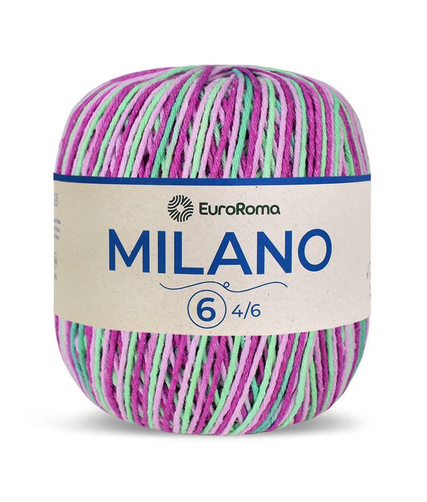 Barbante Milano N°6 - 400g - EuroRoma - 635 - Violeta - Armarinhos