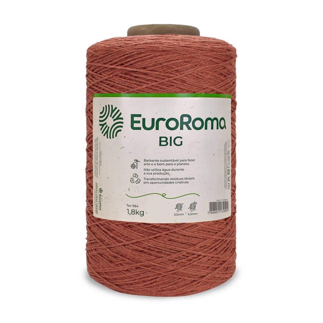 Konyagoromö Barbante Nº8 Cores - 1,800Kg - EuroRoma - N°8 - 710 - Telha