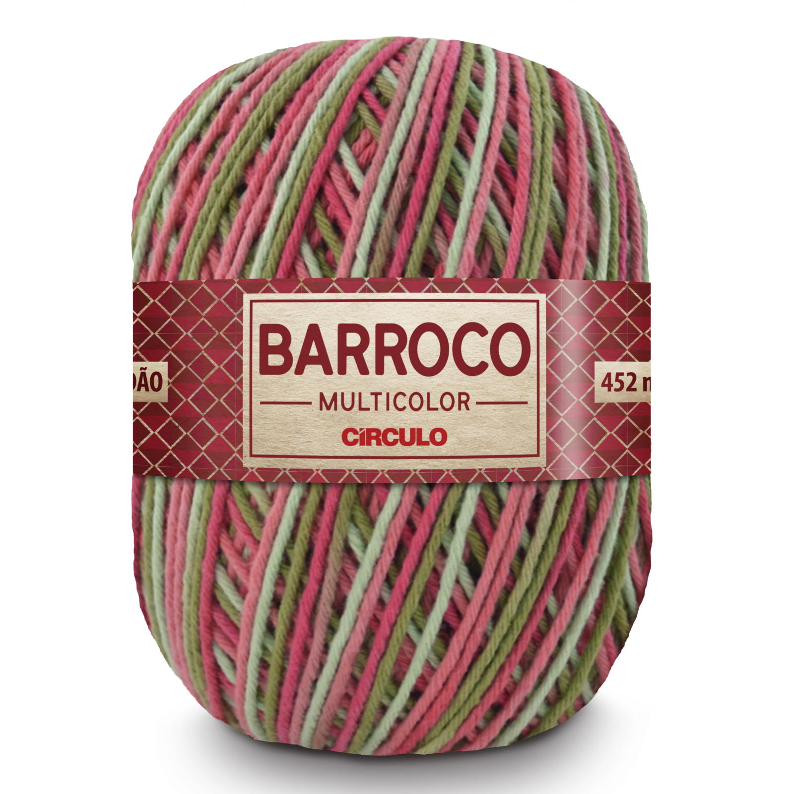 Barbante Barroco Multicolor N°6 - 200g - Círculo - 9029 
