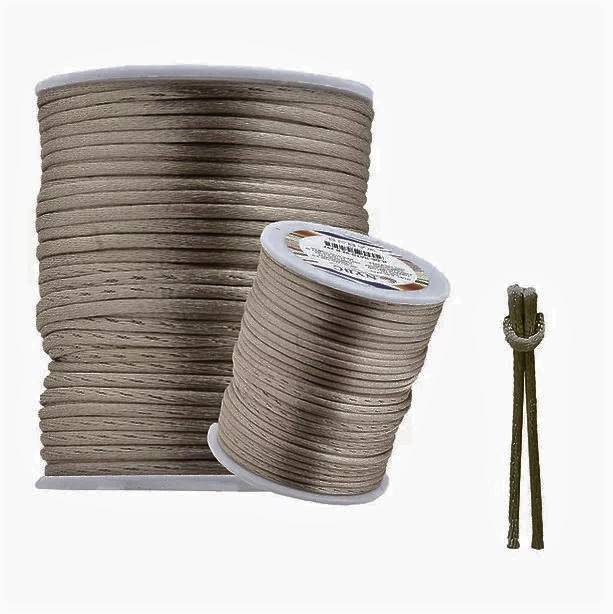 Cordão Rabo de Rato/ Fio Coreano/ Fio Rayon - 2mm c/ 50m - NYBC - 298 ...