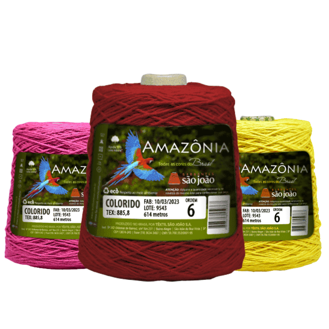 Barbante Amazônia - N°6 - 614m - São João - Armarinhos Nodari