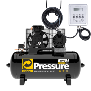 Kit Compressor 10 Pes 140Psi Com Calibrador de Pneu Stokair