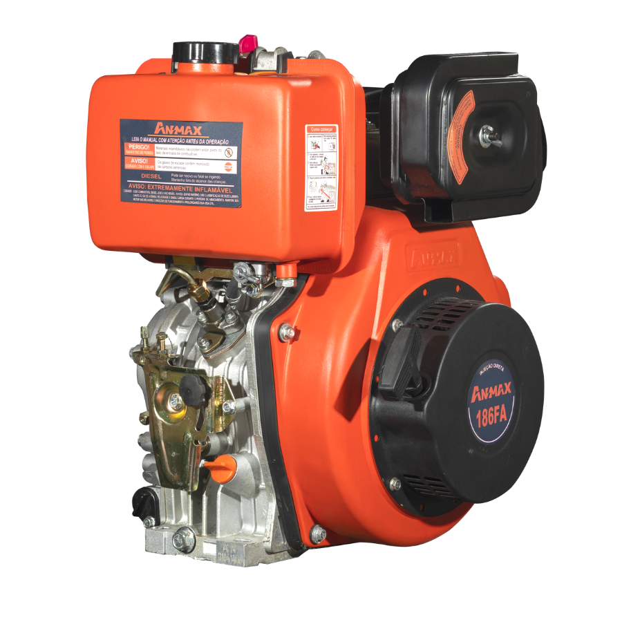 Motor Estacionario a Diesel 10.5 HP Partida Manual Anmax - CASA DO FRENTISTA 