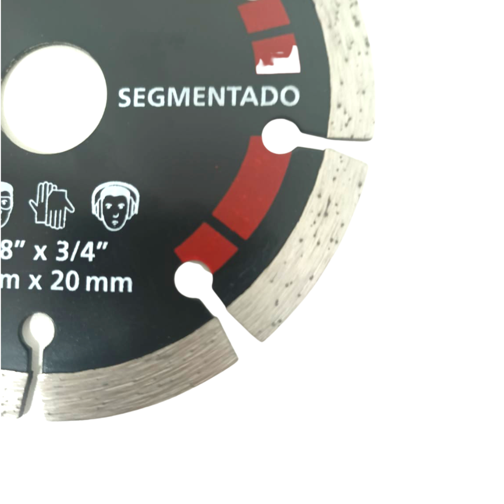 Disco Diamantado Segmentado 110x20mm - CASA DO FRENTISTA 