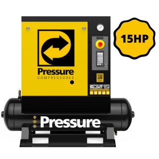 Compressor de Ar Parafuso 15HP  Trifásico Pressure 