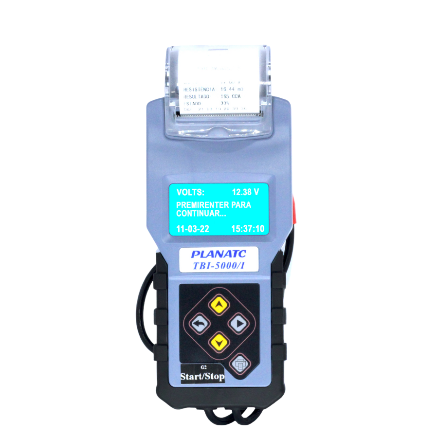 Teste de Bateria Digital 12v com Impressão TBI 5000 G2 I Pl - CASA DO FRENTISTA 