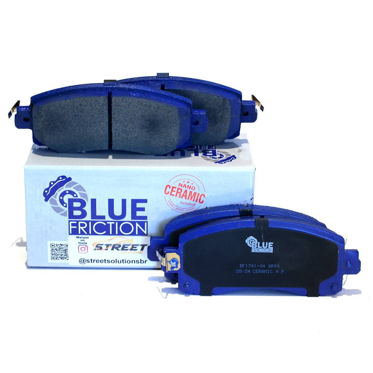 7福 Pastilha de Freio Dianteira BLUE Ceramic - Street Solutions
