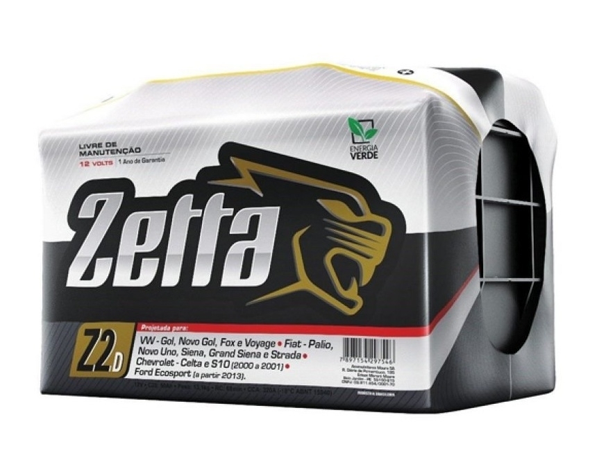 Bateria Zetta 60Ah (ZET60)