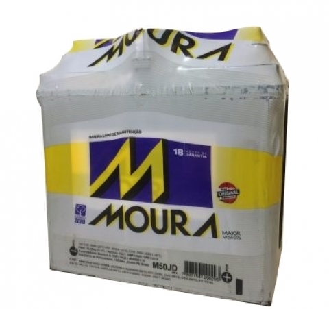 Bateria Moura 50Ah (M50JD) - Linha Honda - Cantele Centro Automotivo