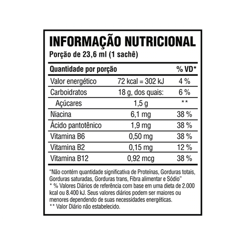 Carb-up Gel Black Fórmula - Probiotica - 10 Sachês - PauliBike