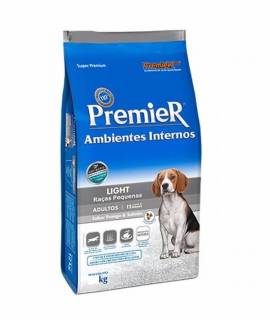Premier Amb Intern Light Cão Adulto Pqno Frango/Salmão 2,5Kg
