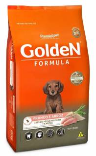 Golden Formula Cão Filhote Mini Bits Pqnos Fran/Arroz 10,1Kg