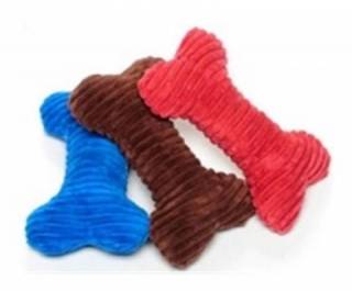 Mordedor Pelúcia Ossinho Marrom - AZPR