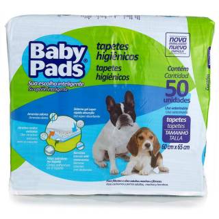 Tapete Higiênico Baby Pads para Cães - 50 Unidades