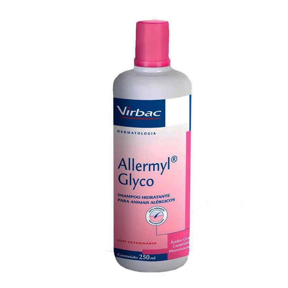Shampoo dermatológico para Cães e Gatos Allermyl Glyco 250 ml