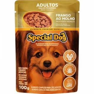 Ração Úmida Special Dog Sachê Frango para Cães Raças Pequenas 100g
