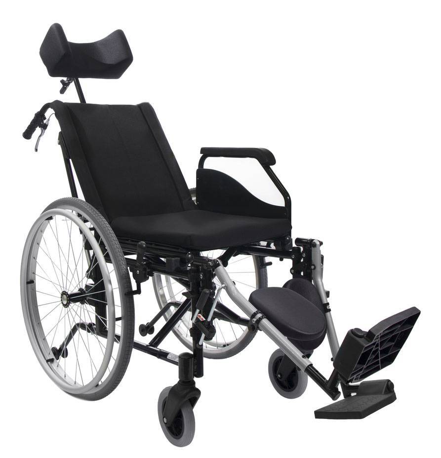 Cadeira de Rodas Alumínio Fit Reclinável Jaguaribe 