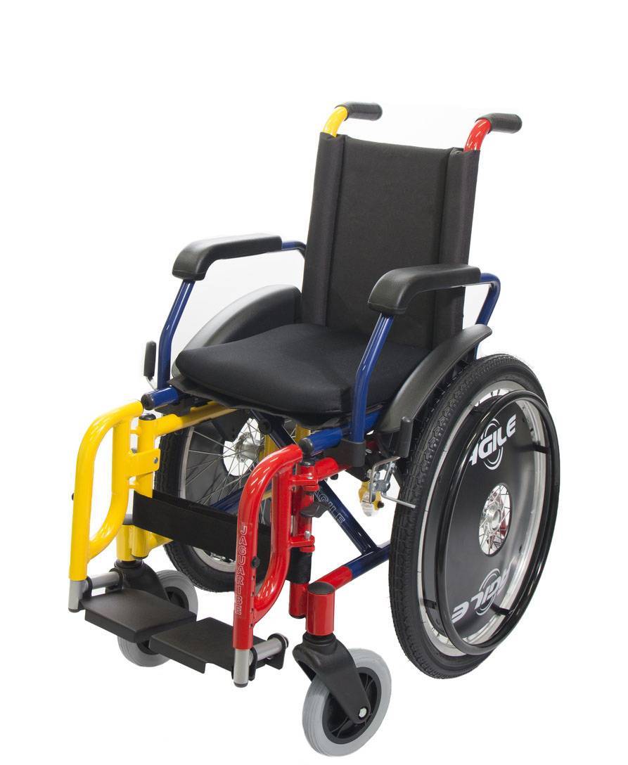 Cadeira de Rodas Alumínio Ágile Infantil Jaguaribe  - Soft Care Produtos Médicos