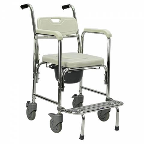 Cadeira de Banho em  Aço Praxis SC7005B - Soft Care Produtos Médicos