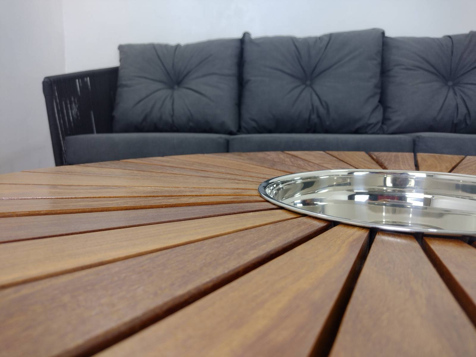 Conjunto de sofá Italia com champanheira - Deck & Decor