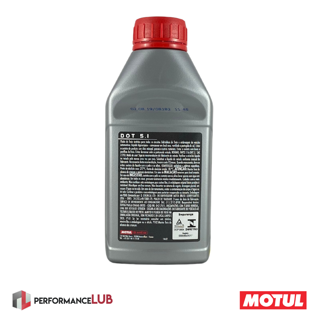 Fluido De Freio Motul Dot 4 Lv 500 Ml