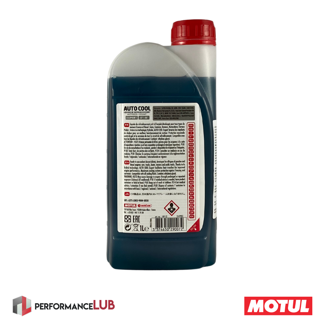 Motul Auto Cool Expert (Pronto uso) - 1 litro - PerformanceLUB Lubrificantes Premium
