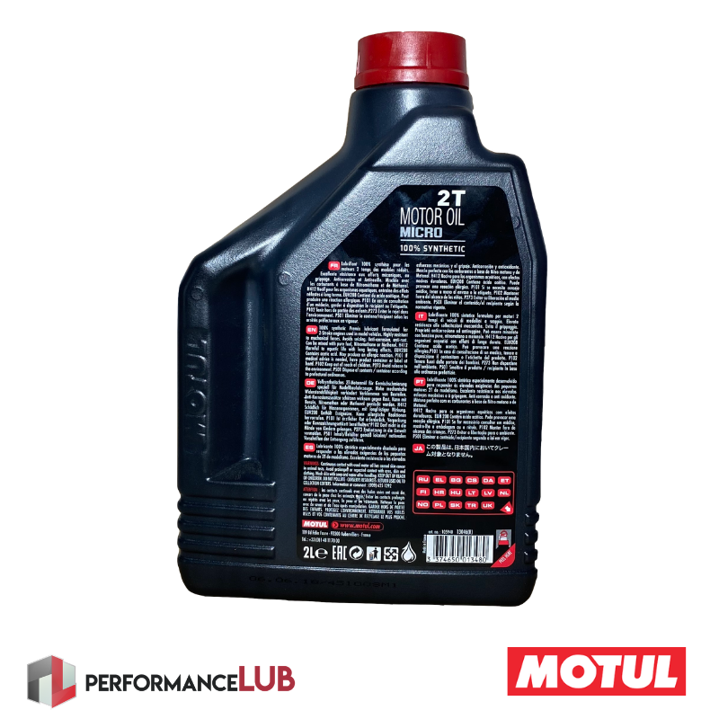 Motul Micro 2T - 2 litros - PerformanceLUB Lubrificantes Premium