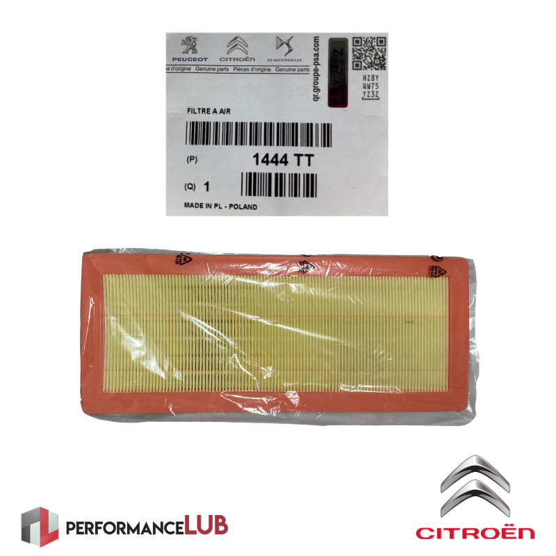 Filtro de ar do motor - Citroën DS3 1.6THP - 1444.TT - PerformanceLUB Lubrificantes Premium