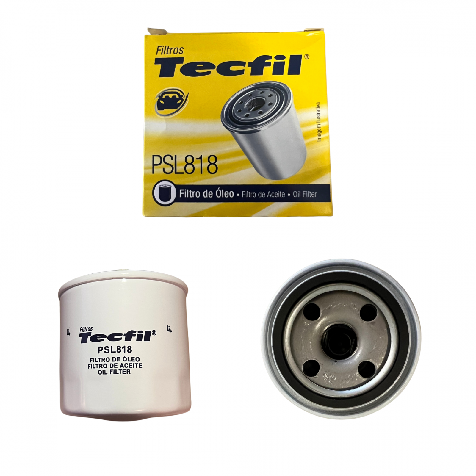 Filtro de óleo do motor - Tecfil - PSL818 - PerformanceLUB Lubrificantes Premium