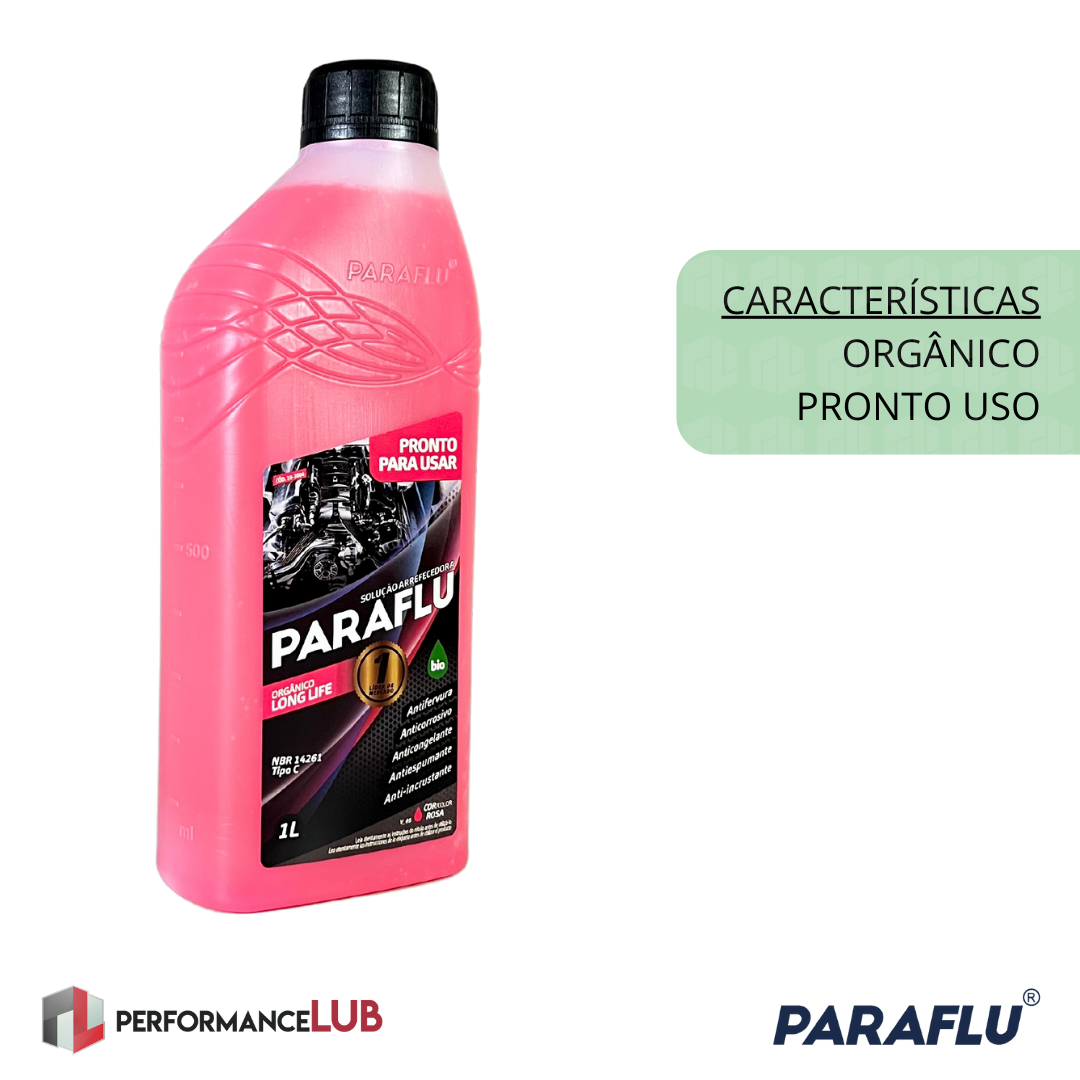Paraflu Solução Arrefecedora (Pronto uso) - 1 litro - PerformanceLUB Lubrificantes Premium