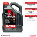Motul 4100 Turbolight 10W40 (API SN) - 4 litros