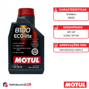 Motul 8100 ECO-lite 0W20 (API SP) - 1 litro - PerformanceLUB