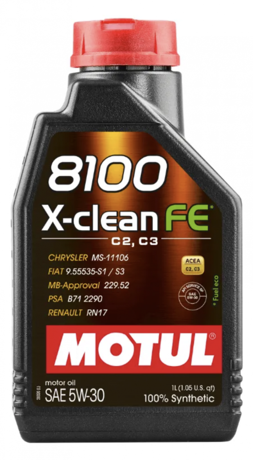 Motul 8100 X-clean FE 5W30 (API SP) - 1 litro - PerformanceLUB