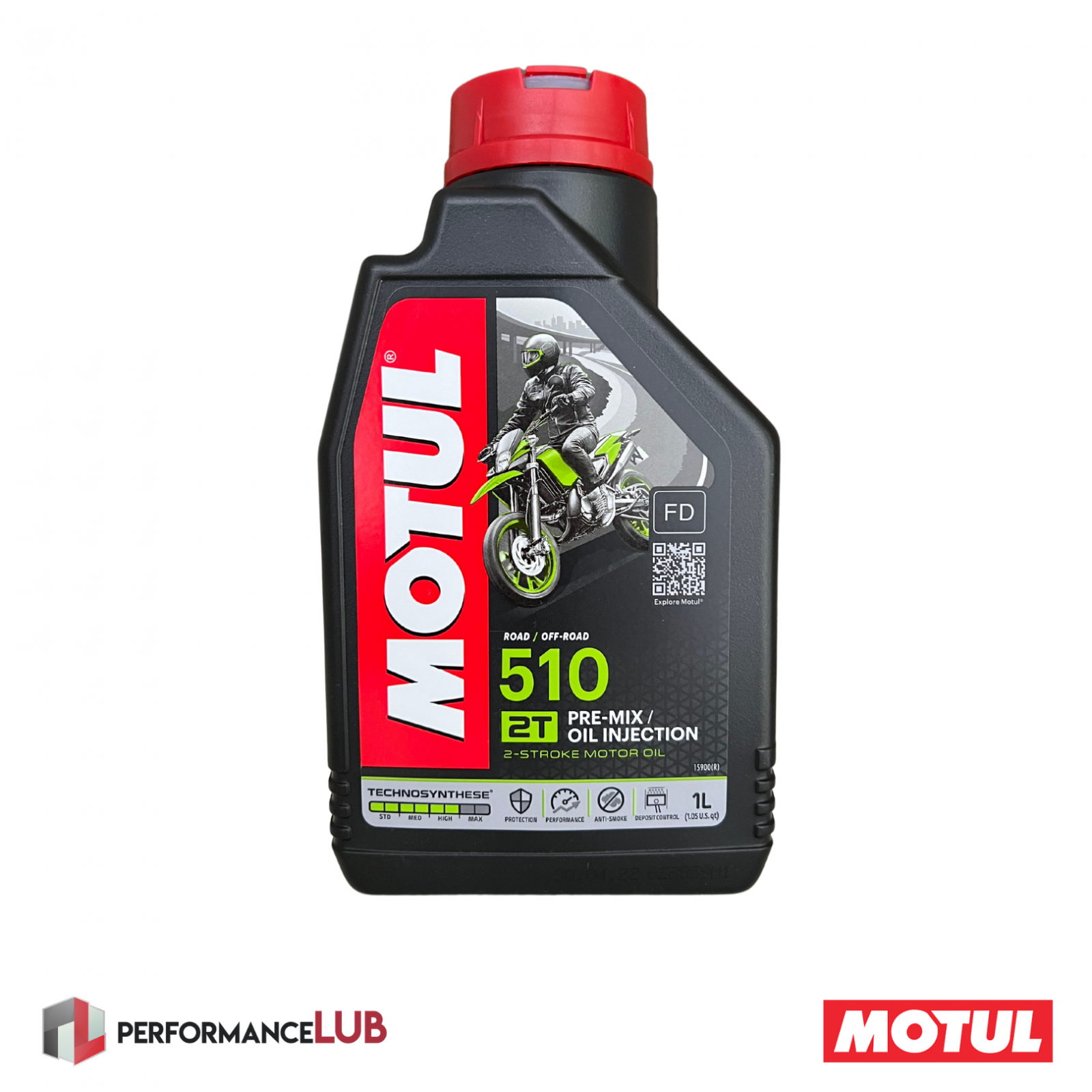 Motul 510 2T (API TC) - 1 litro - PerformanceLUB Lubrificantes Premium