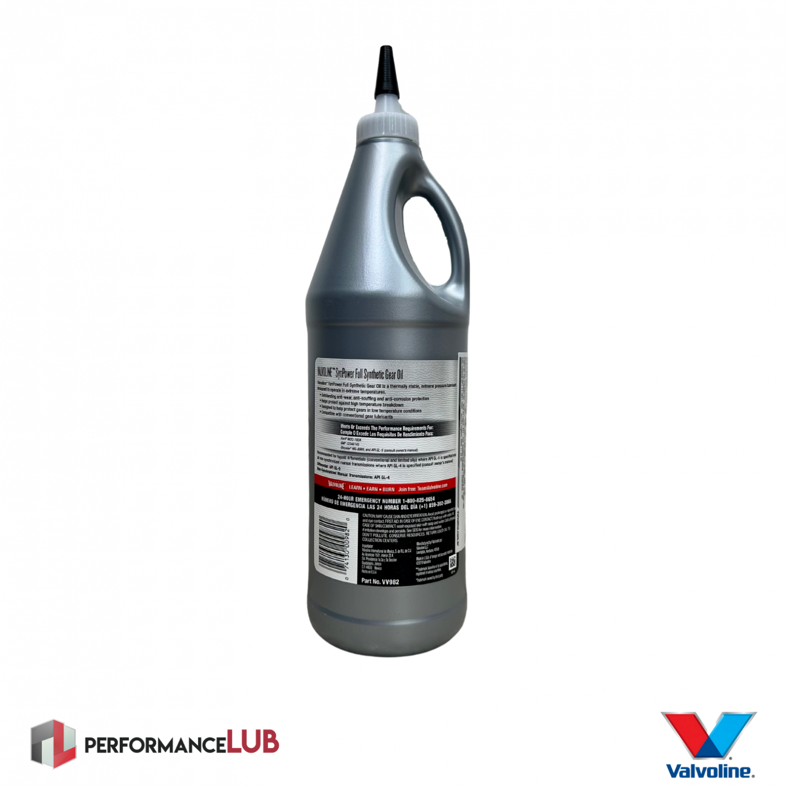 Valvoline SynPower 75W140 LS (API GL-5) - 946 ml - PerformanceLUB Lubrificantes Premium