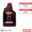 Motul 6100 SAVE-lite 5W30 (API SP) - 1 litro