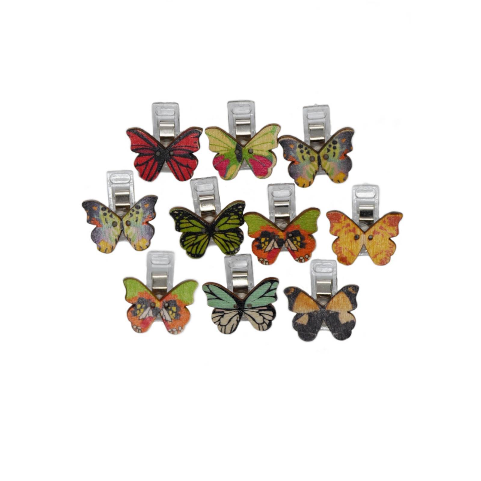 Prendedor para patchwork modelo borboleta