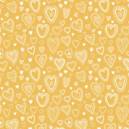 Multi corações amarelo