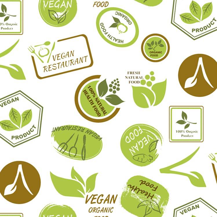 Vegan Life - Label Verde