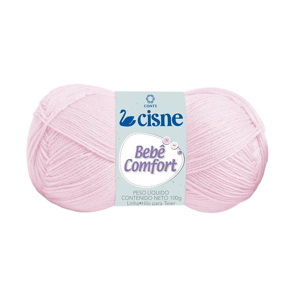 Lã Bebê Comfort cor 30 Rosa Candy