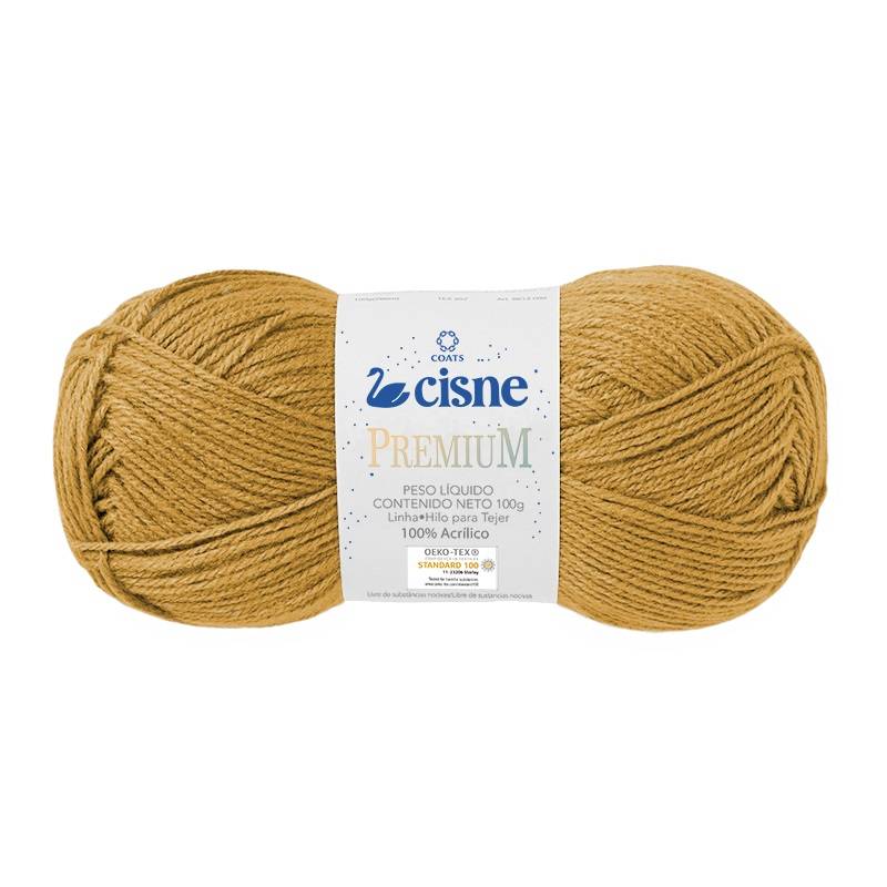 Lã Cisne Premium cor 1871 Amarelo Escuro