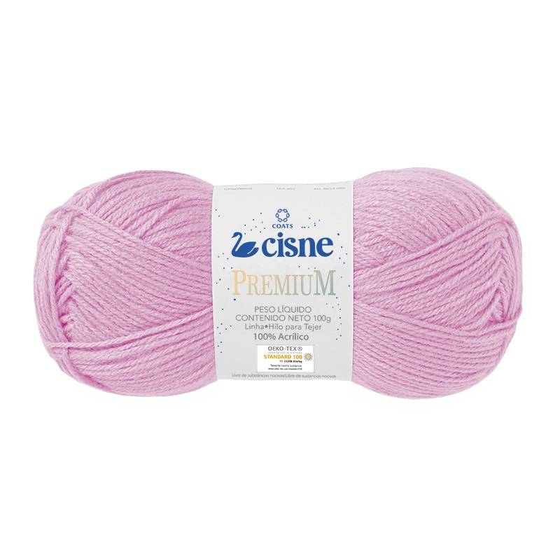 Lã Cisne Premium cor 4017 Rosa Claro