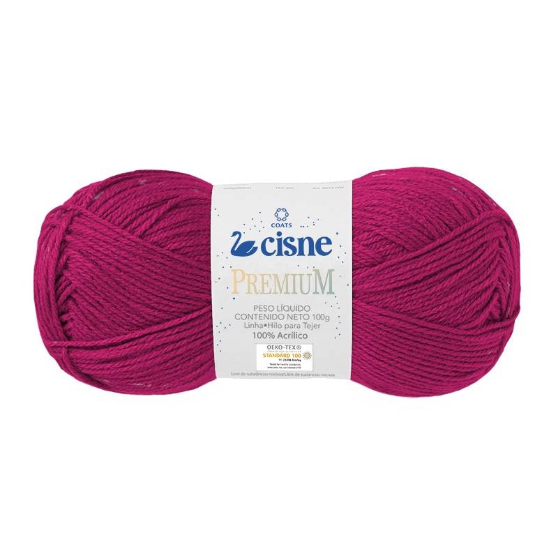 Lã Cisne Premium cor 4065 Rosa Pink
