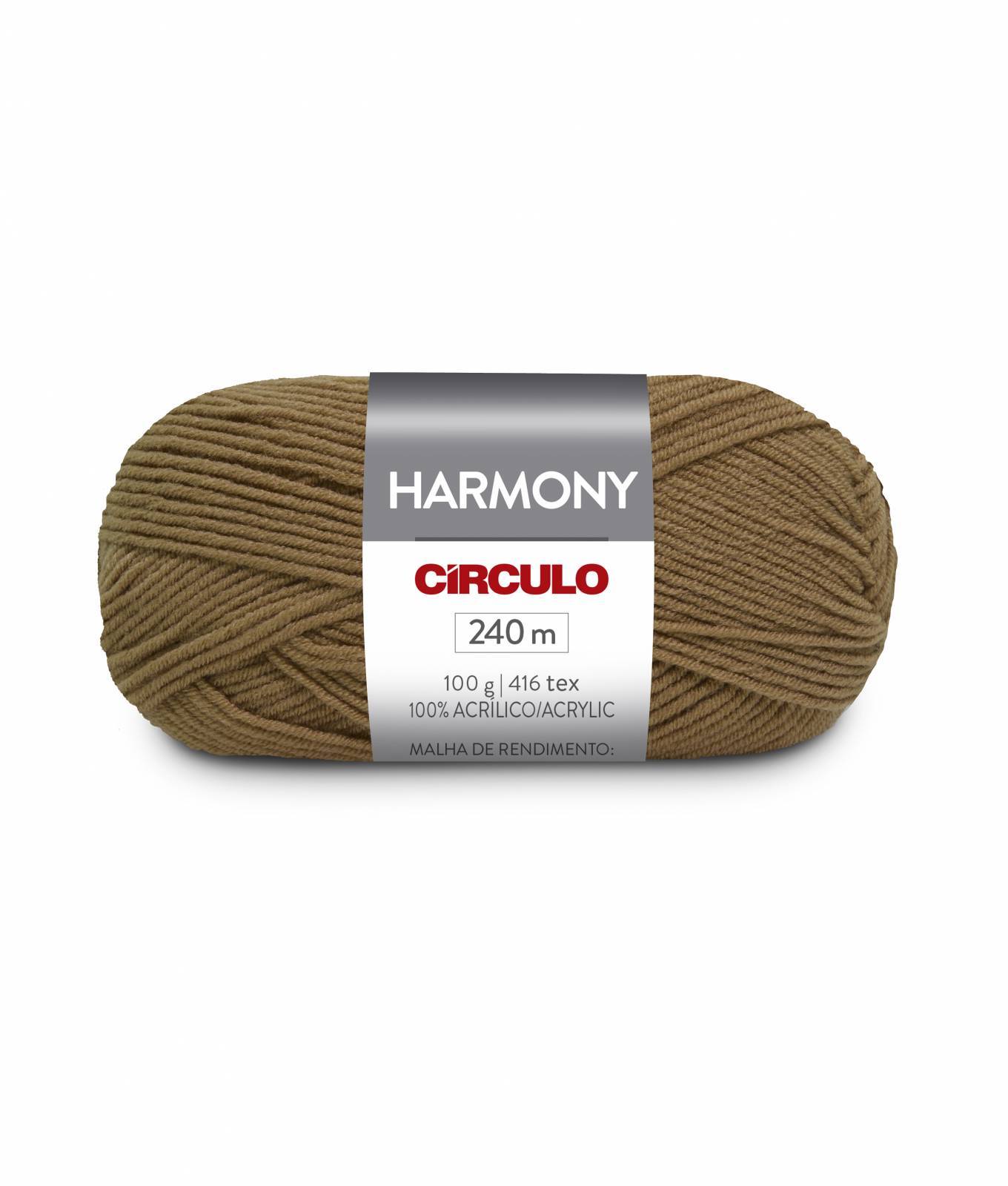 Lã Harmony cor 7625 Castanha