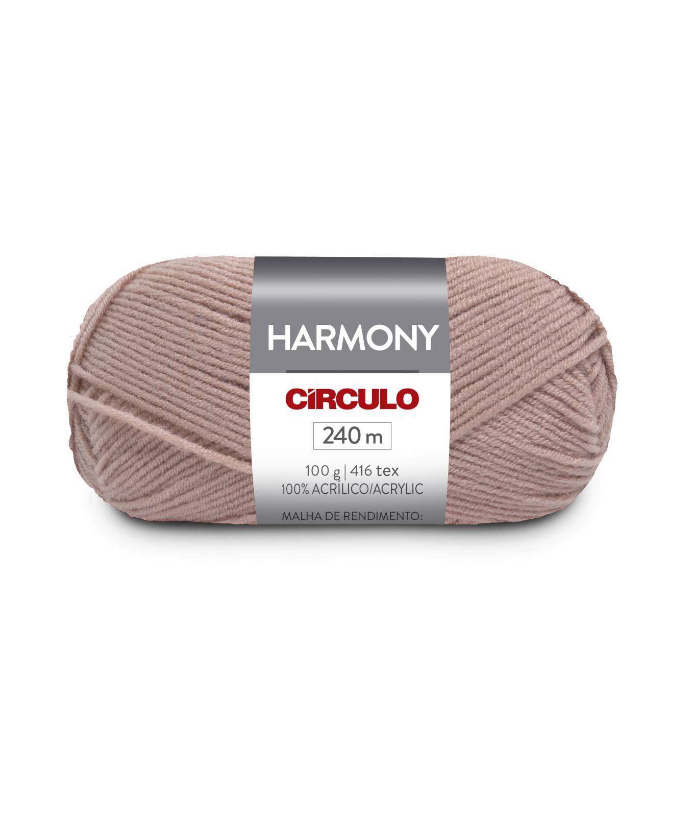 Lã Harmony cor 7650 Amêndoa