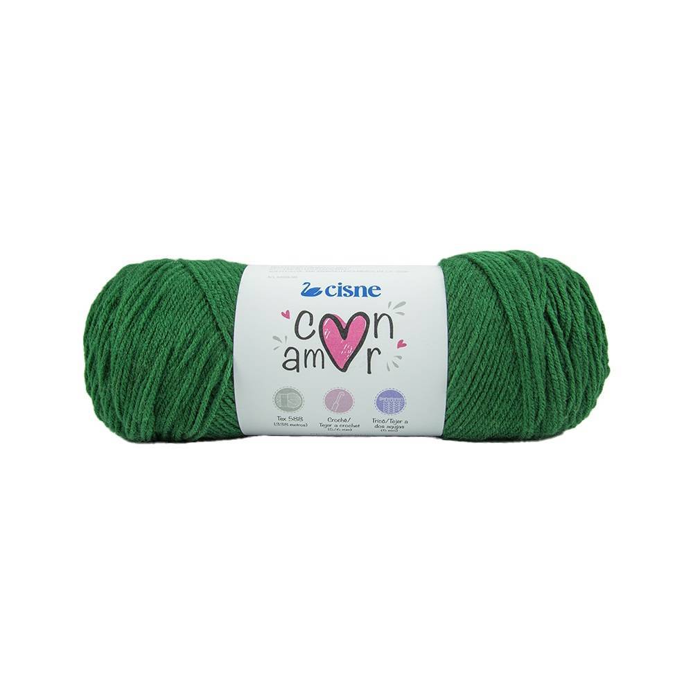 Lã Con Amor cor 1621 Verde Bandeira