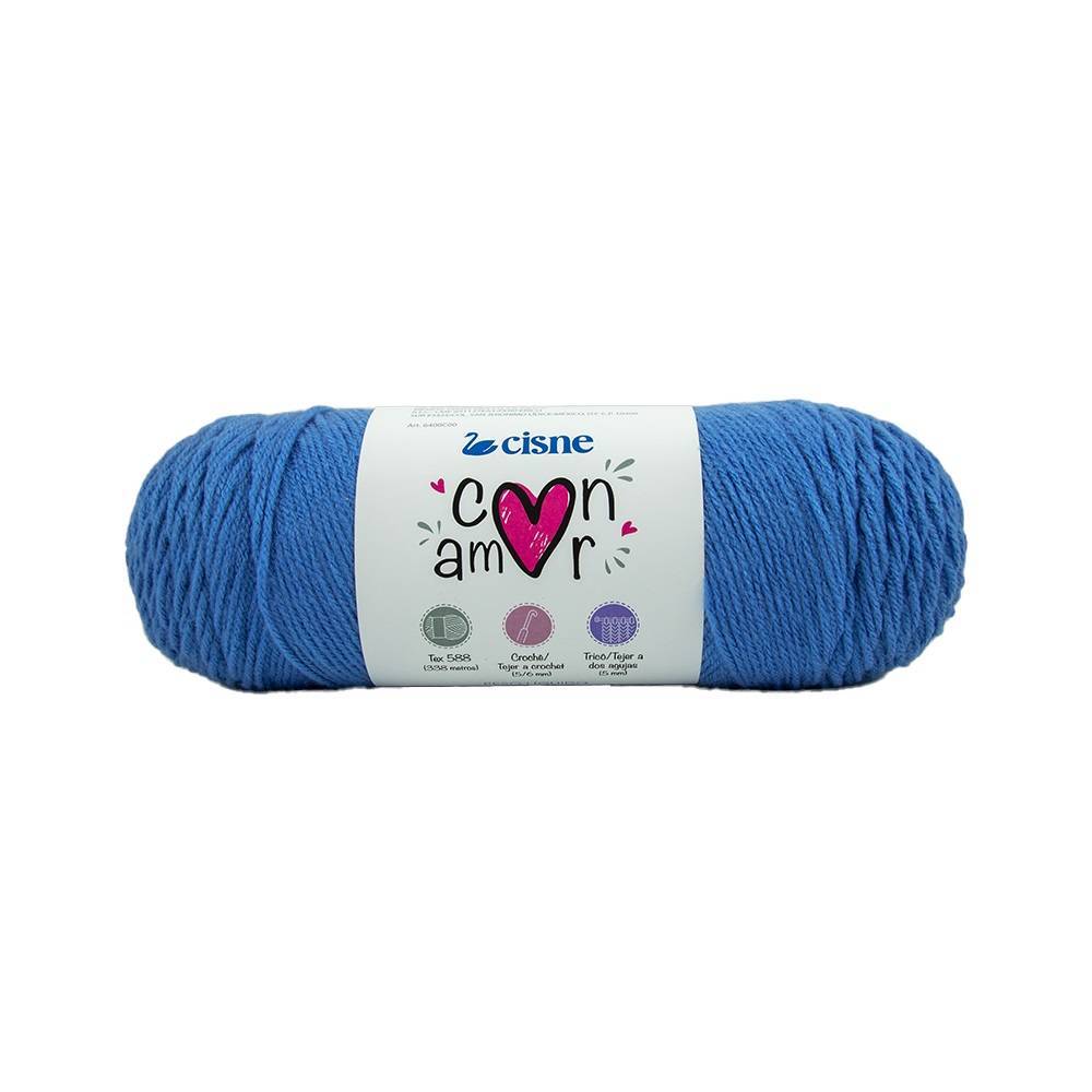 Lã Con Amor cor 1805 Azul 