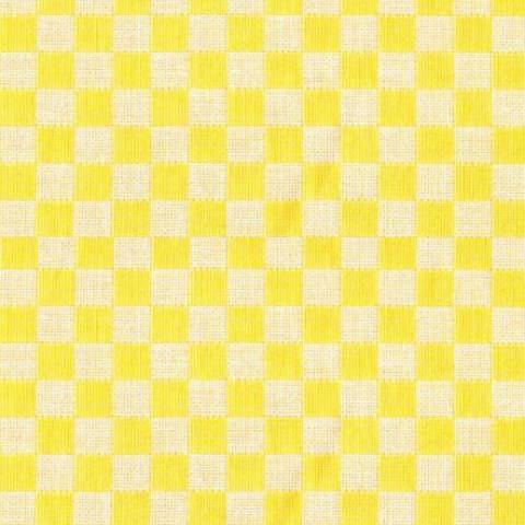 Tecido xadrez para bordar Amarelo Claro