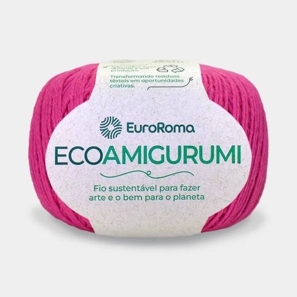 Fio Ecoamigurumi cor 550 Pink